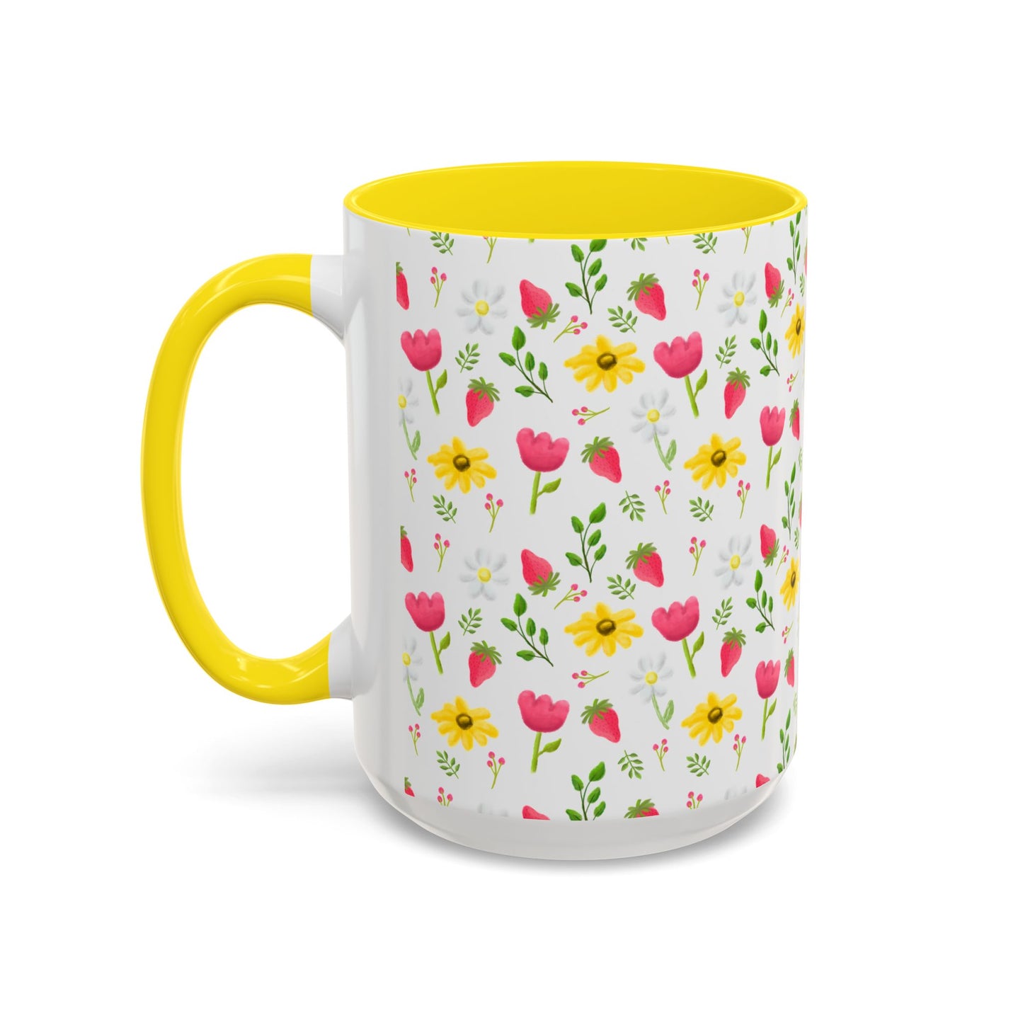 Berry Floral Coffee Mug