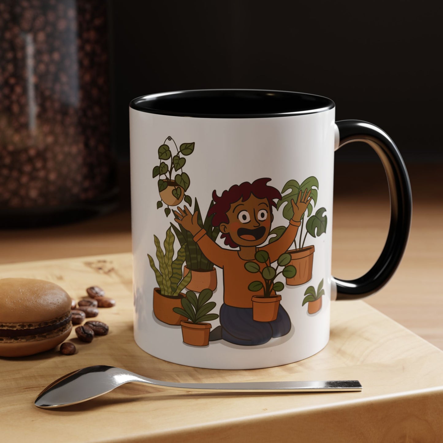 Crazy Plant Person Coffee Mug