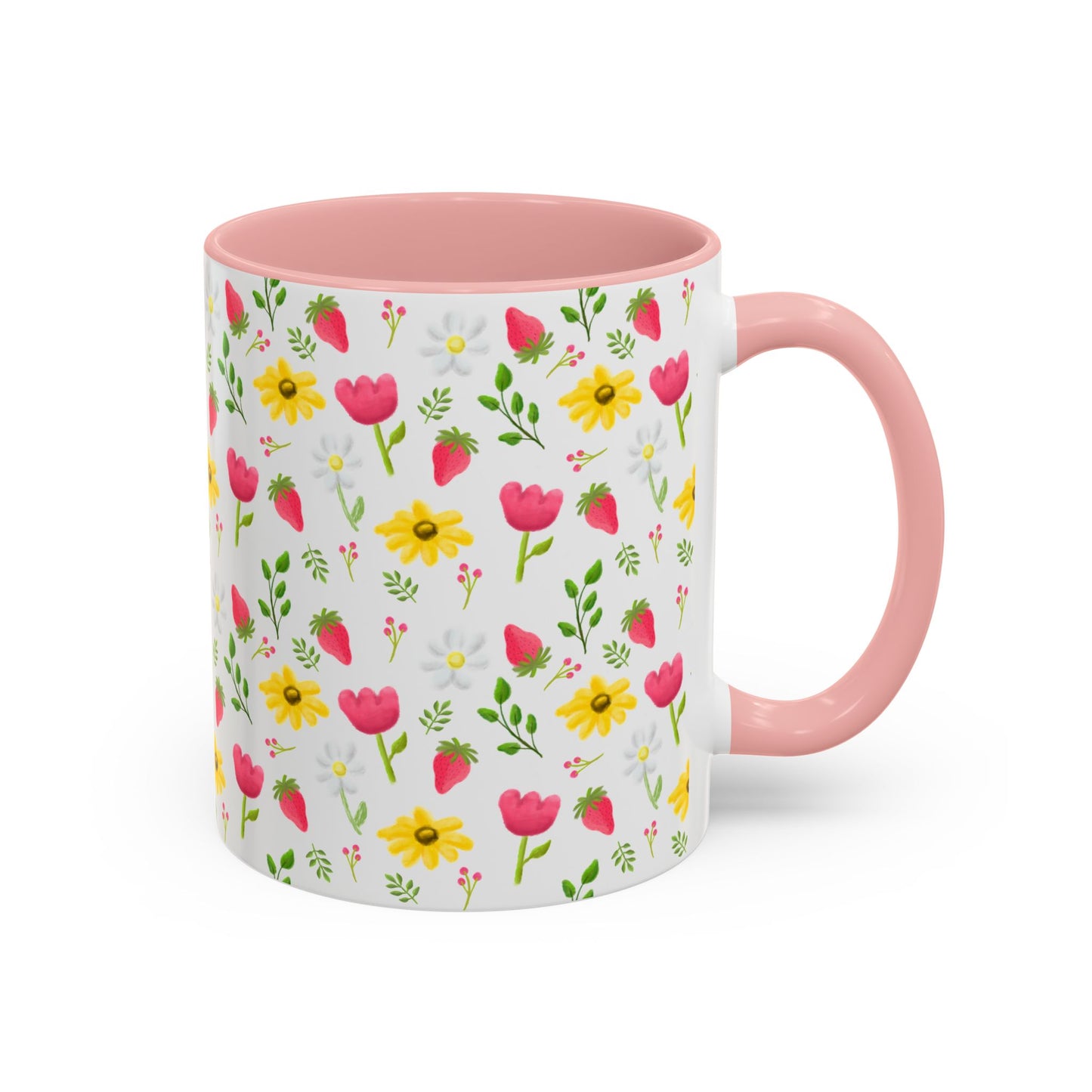 Berry Floral Coffee Mug