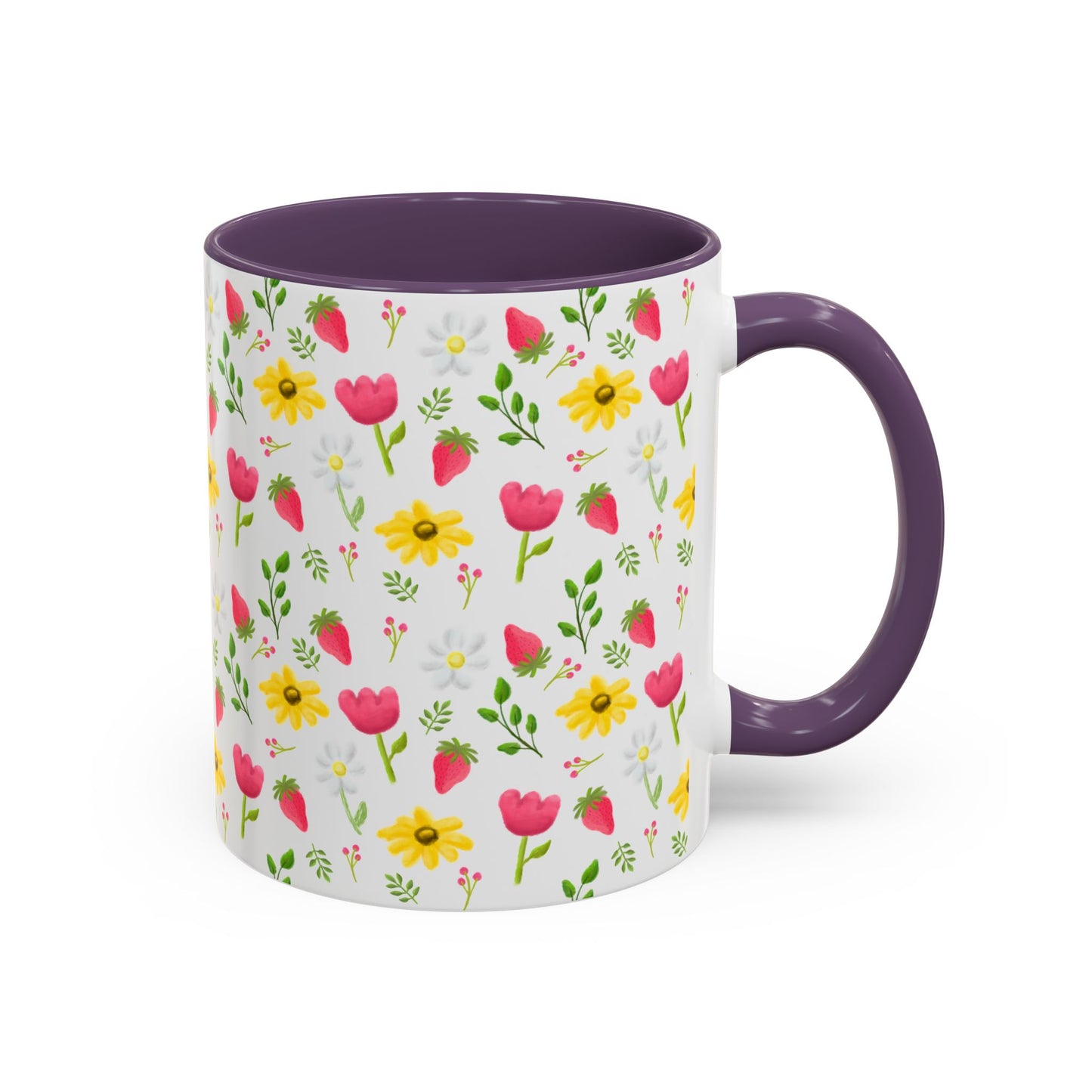 Berry Floral Coffee Mug