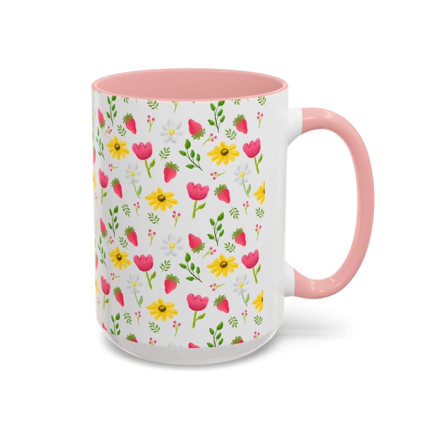 Berry Floral Coffee Mug
