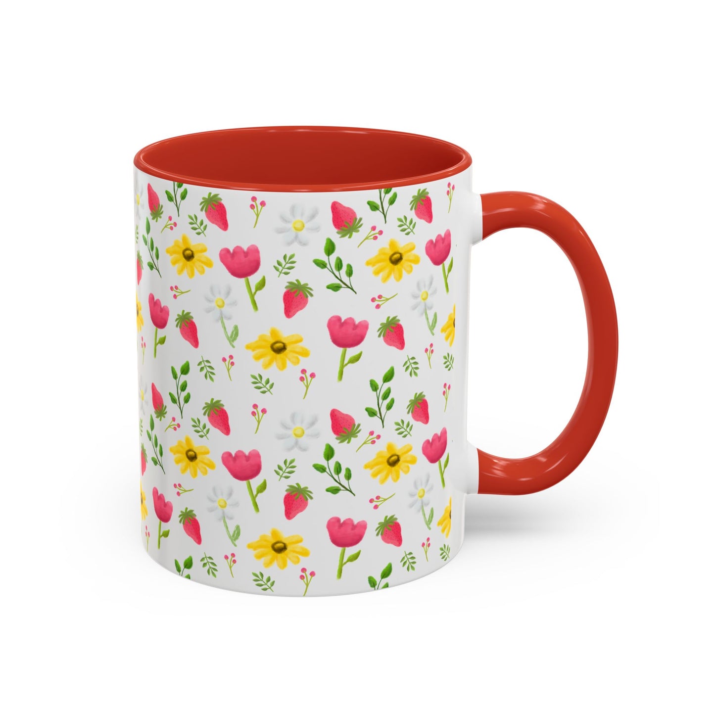 Berry Floral Coffee Mug