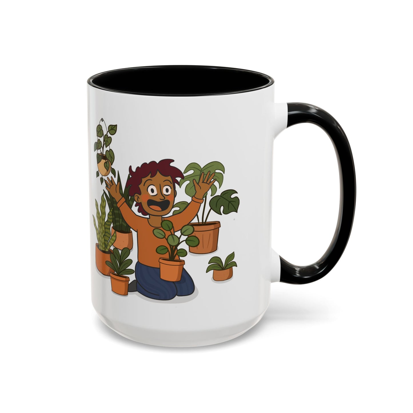 Crazy Plant Person Coffee Mug