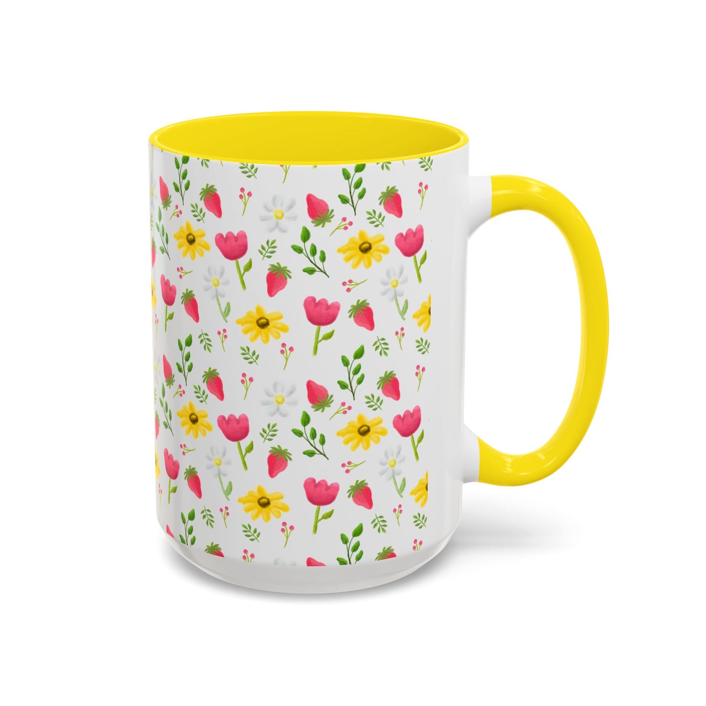 Berry Floral Coffee Mug