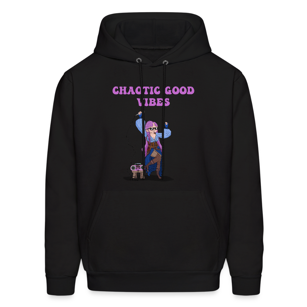 Chaotic Good Vibes Hoodie - black