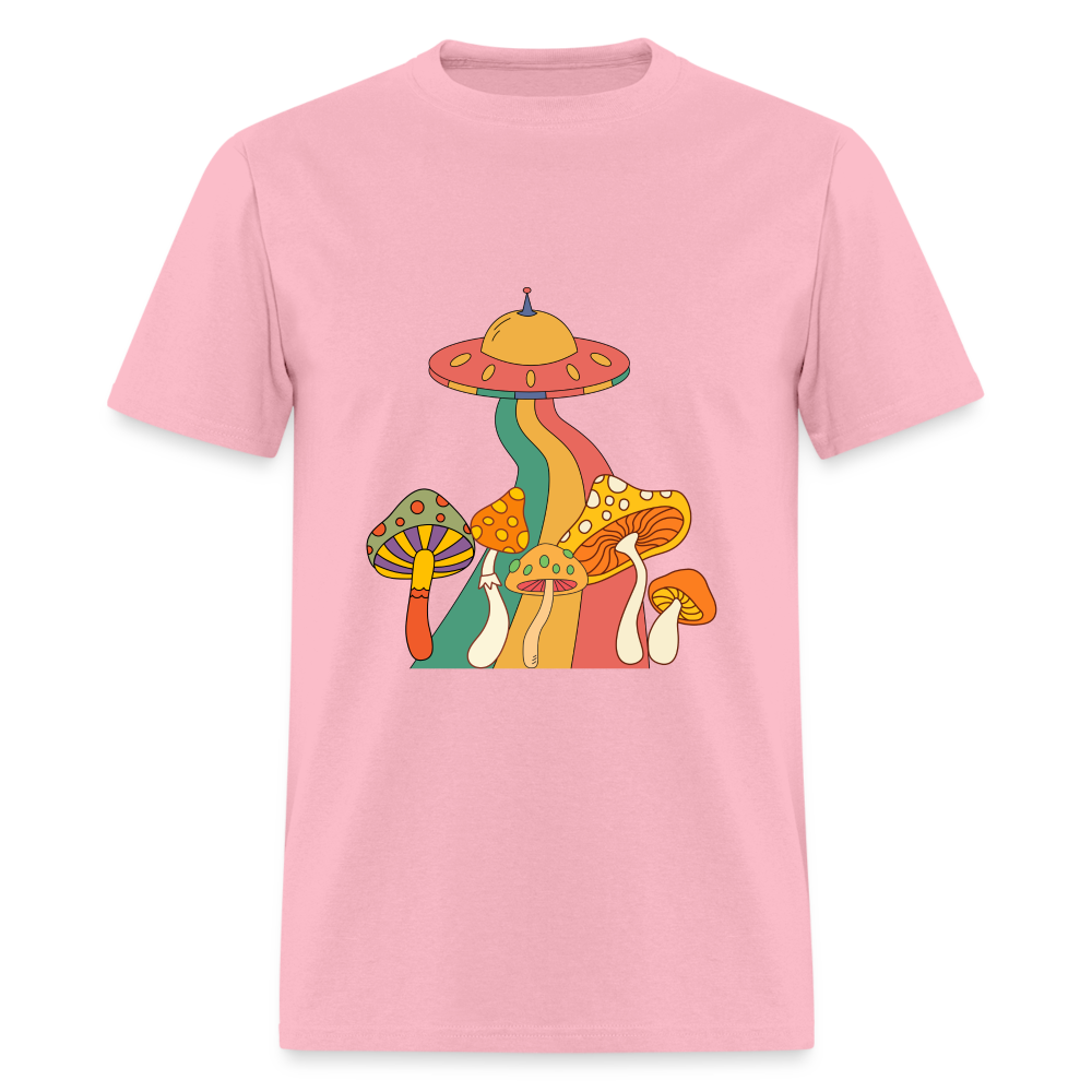 Space Mushies Unisex Classic T-Shirt - pink