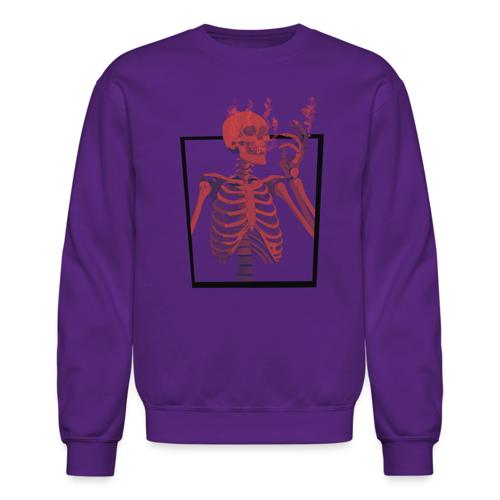 Stoned to Death Crewneck Sweatshirt - purple
