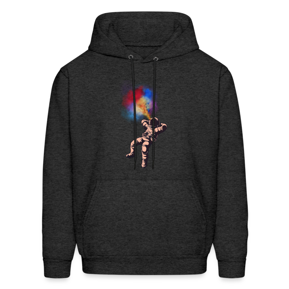 Intergalactically High Hoodie - charcoal grey
