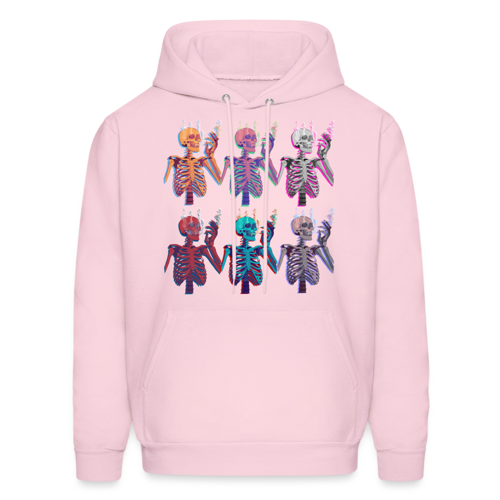 Skellies Unisex Hoodie - pale pink
