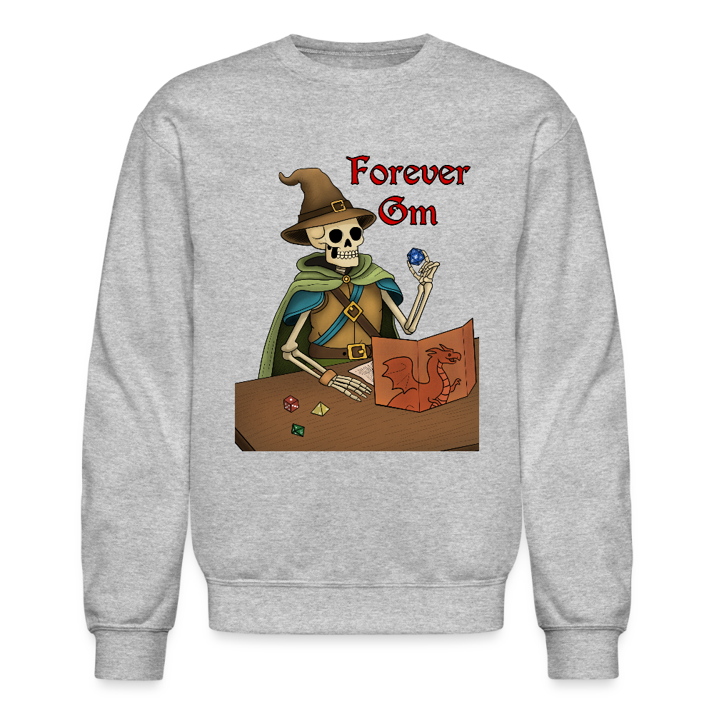 Forever GM Gaming Crewneck Sweatshirt - heather gray