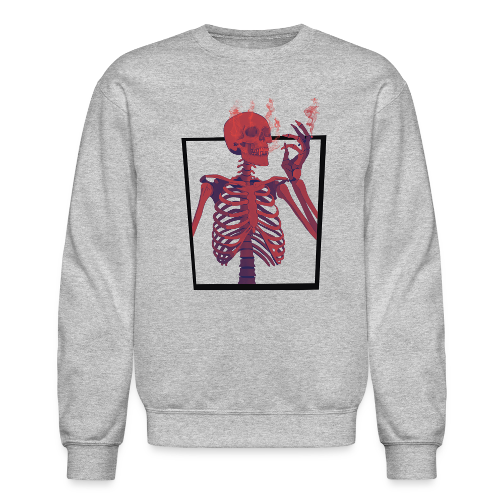 Stoned to Death Crewneck Sweatshirt - heather gray