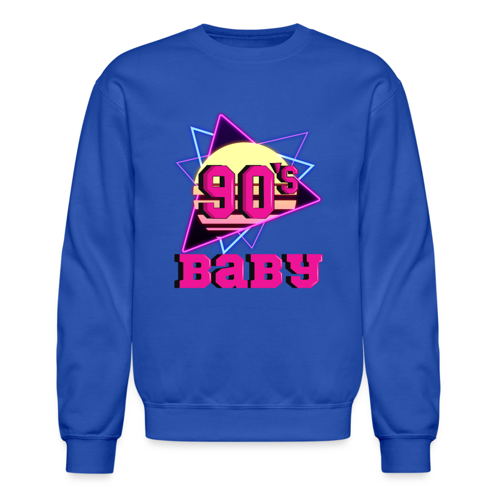 90s Baby Unisex Crewneck Sweatshirt - royal blue