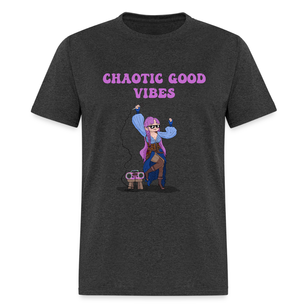 Chaotic Good Vibes Classic T-Shirt - heather black