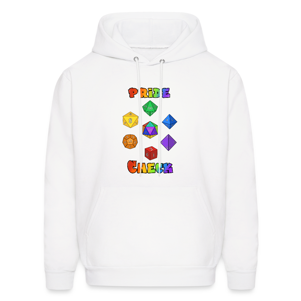 Pride Check Hoodie - white
