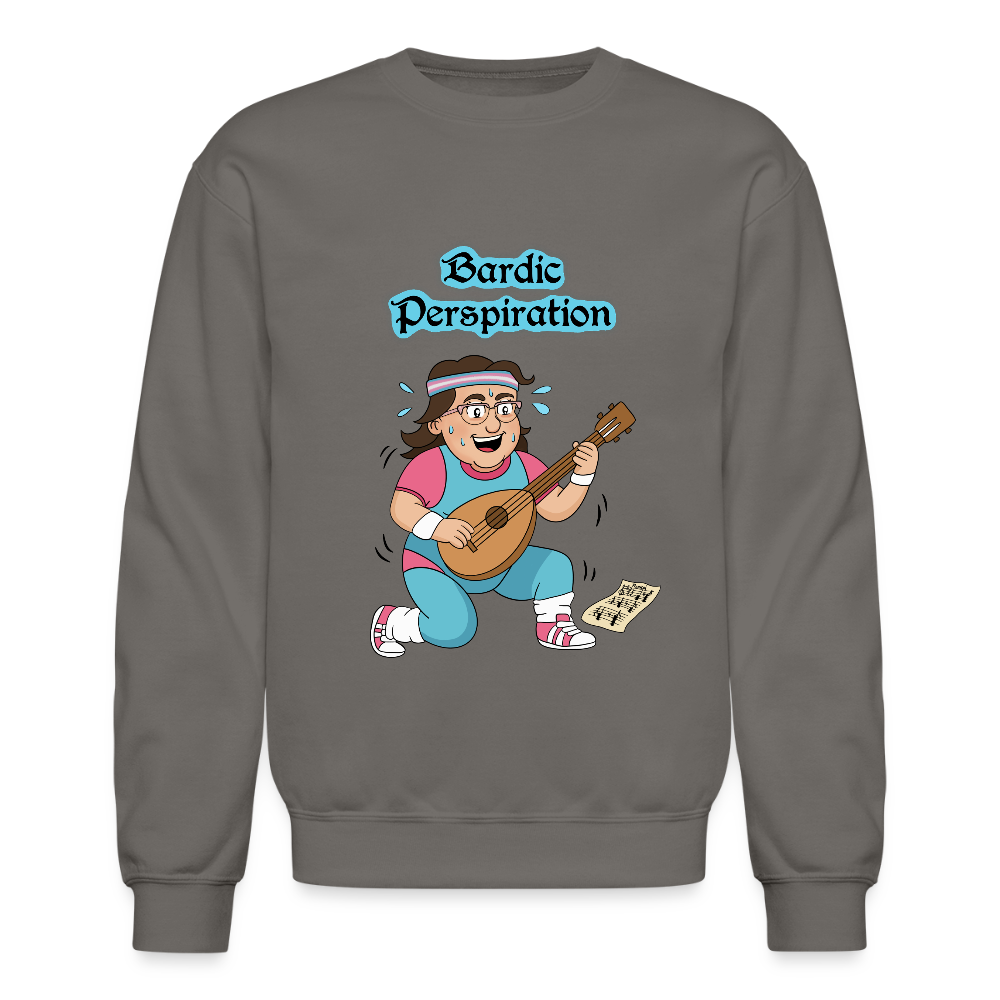 Bardic Perspiration Crewneck Sweatshirt - asphalt gray