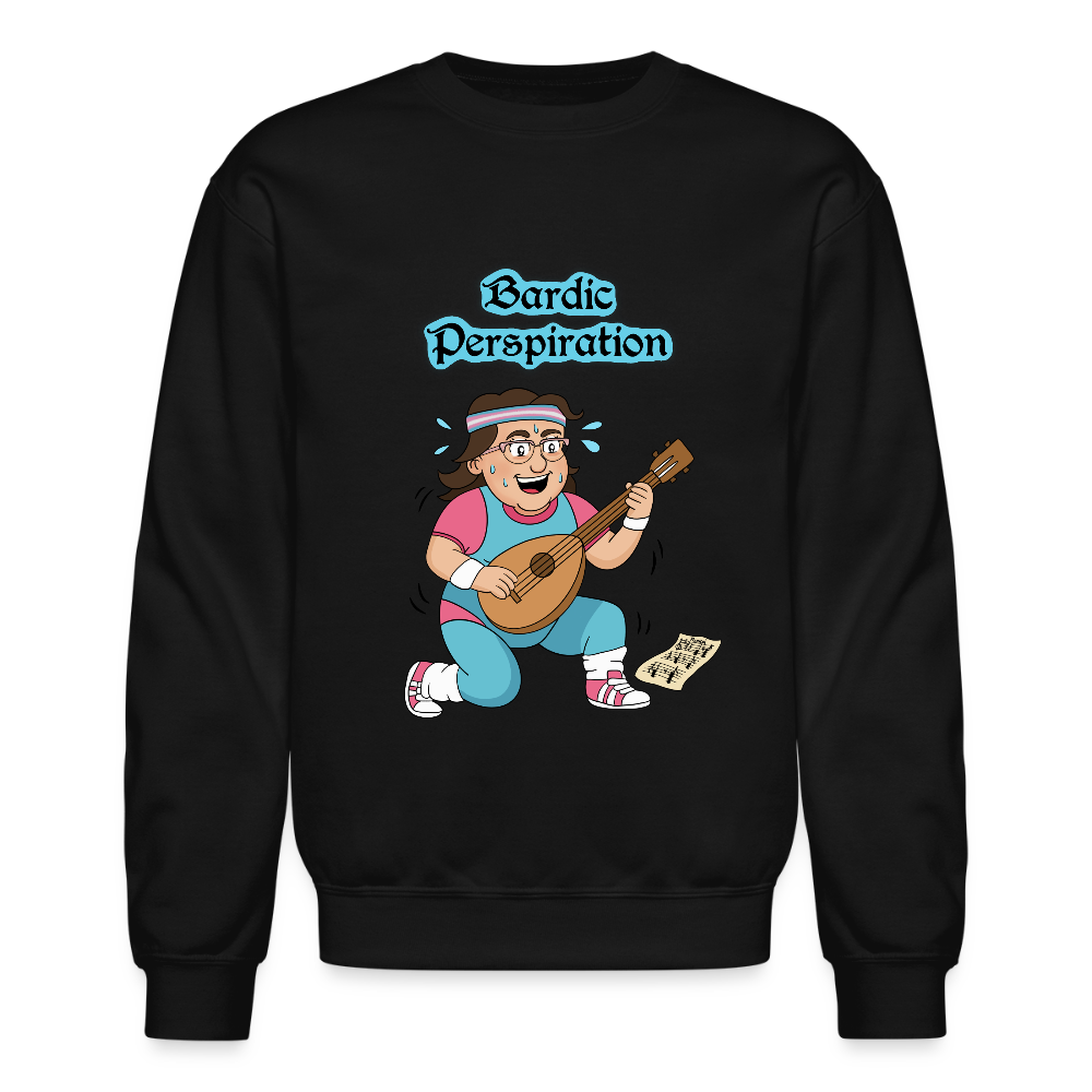 Bardic Perspiration Crewneck Sweatshirt - black