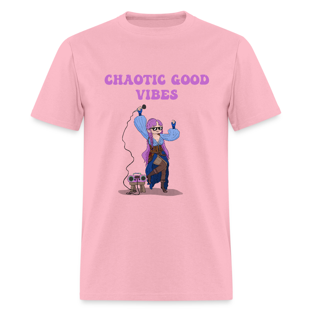 Chaotic Good Vibes Classic T-Shirt - pink