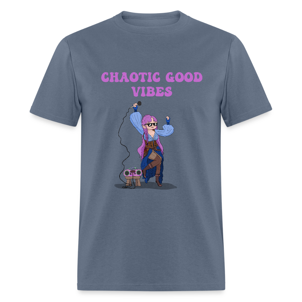 Chaotic Good Vibes Classic T-Shirt - denim