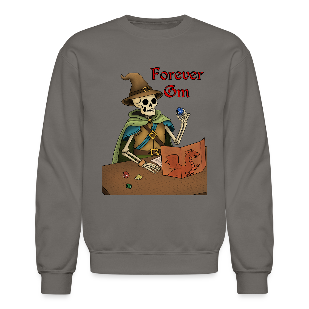 Forever GM Gaming Crewneck Sweatshirt - asphalt gray
