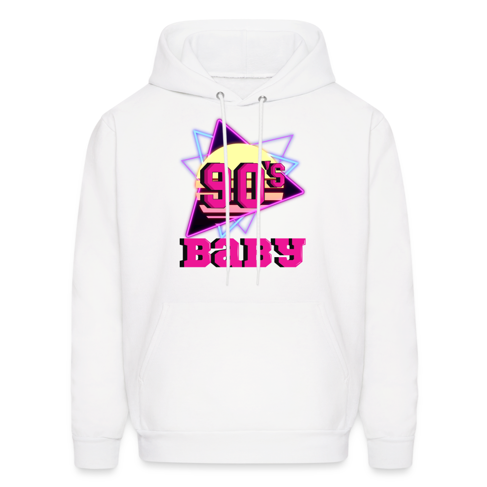 90s Baby Unisex Hoodie - white