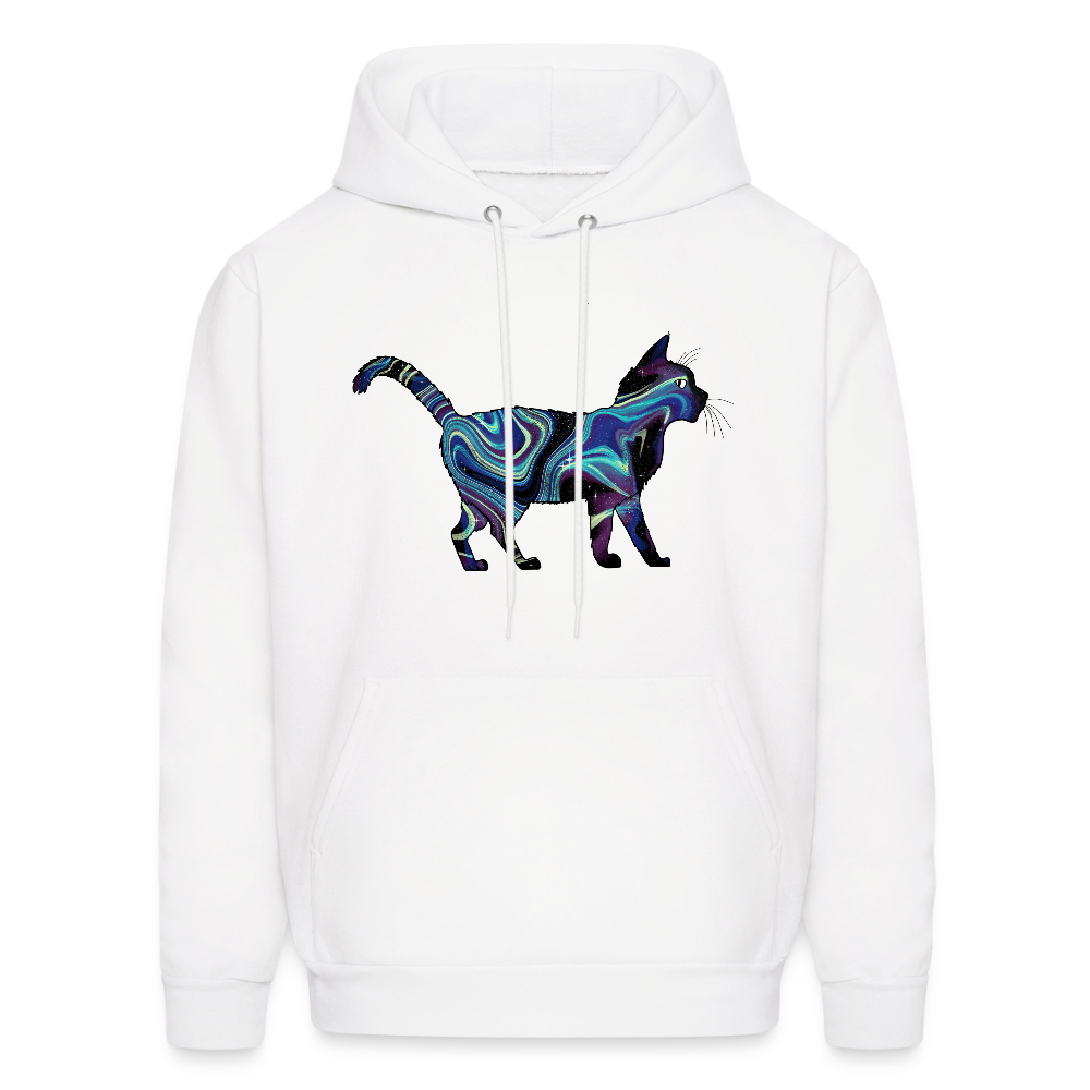 Cosmic Cat Hoodie - white