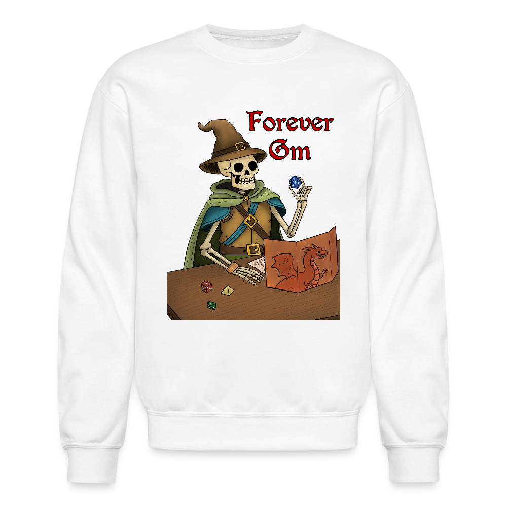 Forever GM Gaming Crewneck Sweatshirt - white