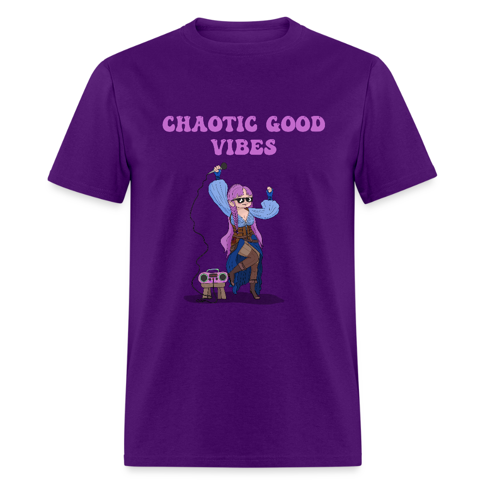 Chaotic Good Vibes Classic T-Shirt - purple