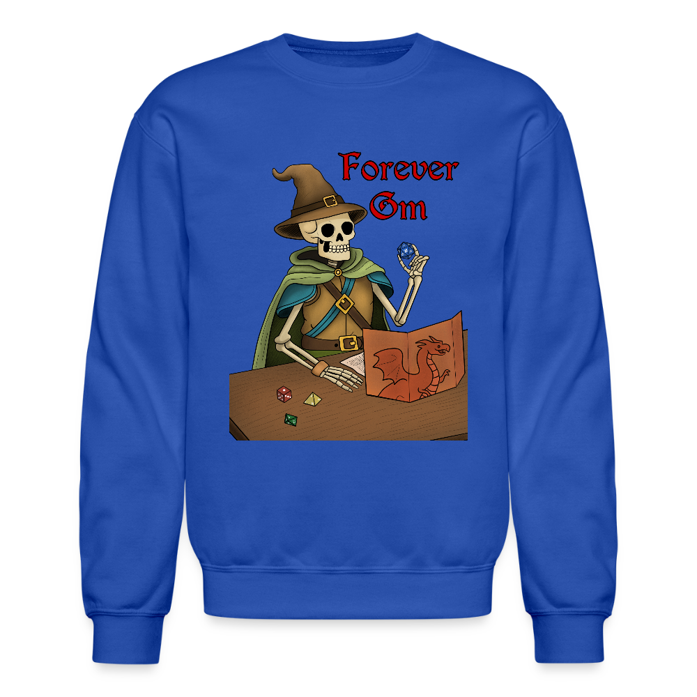 Forever GM Gaming Crewneck Sweatshirt - royal blue
