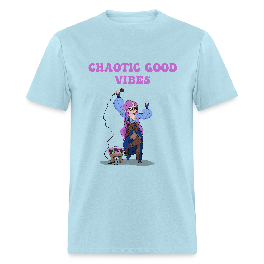 Chaotic Good Vibes Classic T-Shirt - powder blue