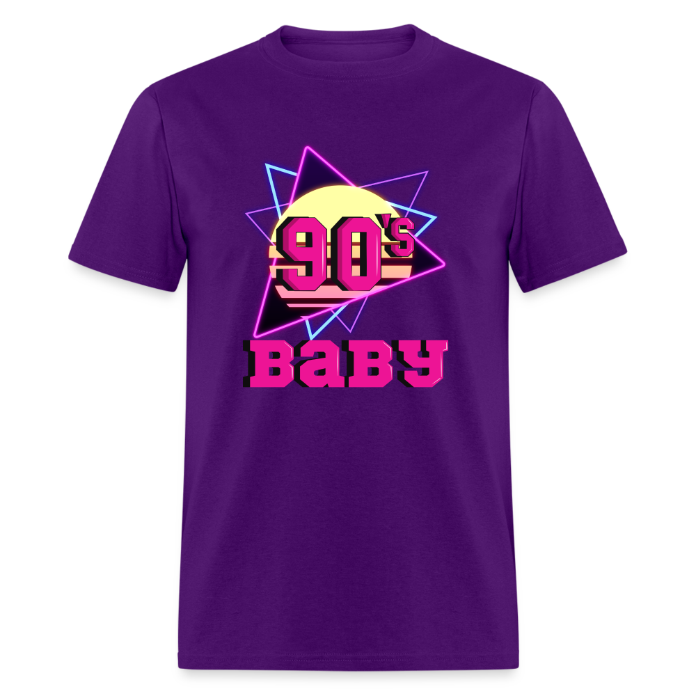 90s Baby Unisex Classic T-Shirt - purple