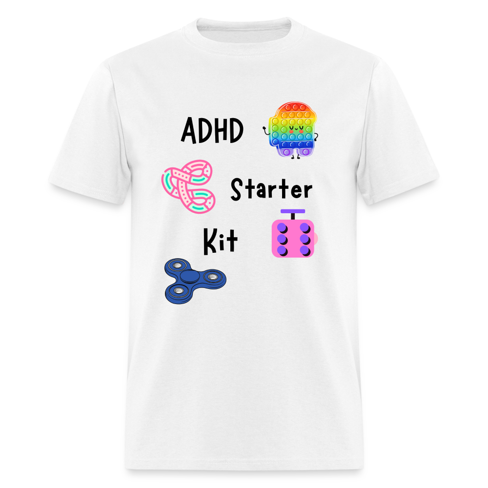 ADHD Unisex Classic T-Shirt - white