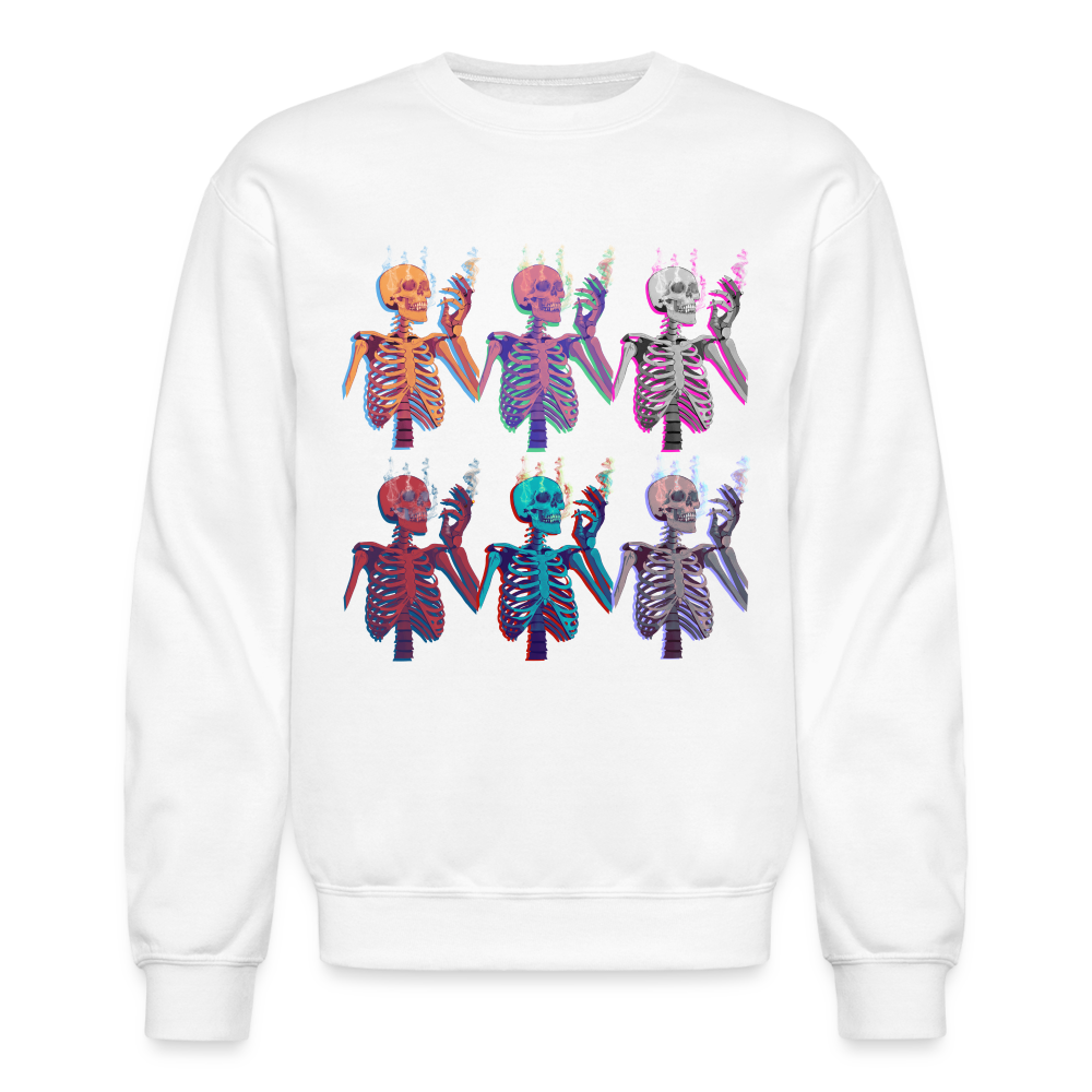Skellies Crewneck Sweatshirt - white