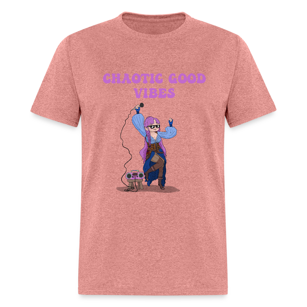 Chaotic Good Vibes Classic T-Shirt - heather mauve