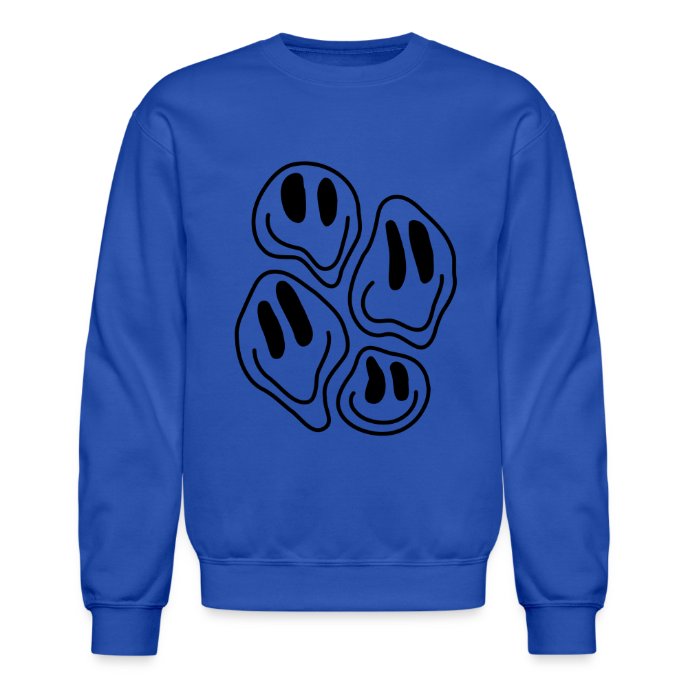 Droopy Smiles Unisex Crewneck Sweatshirt - royal blue