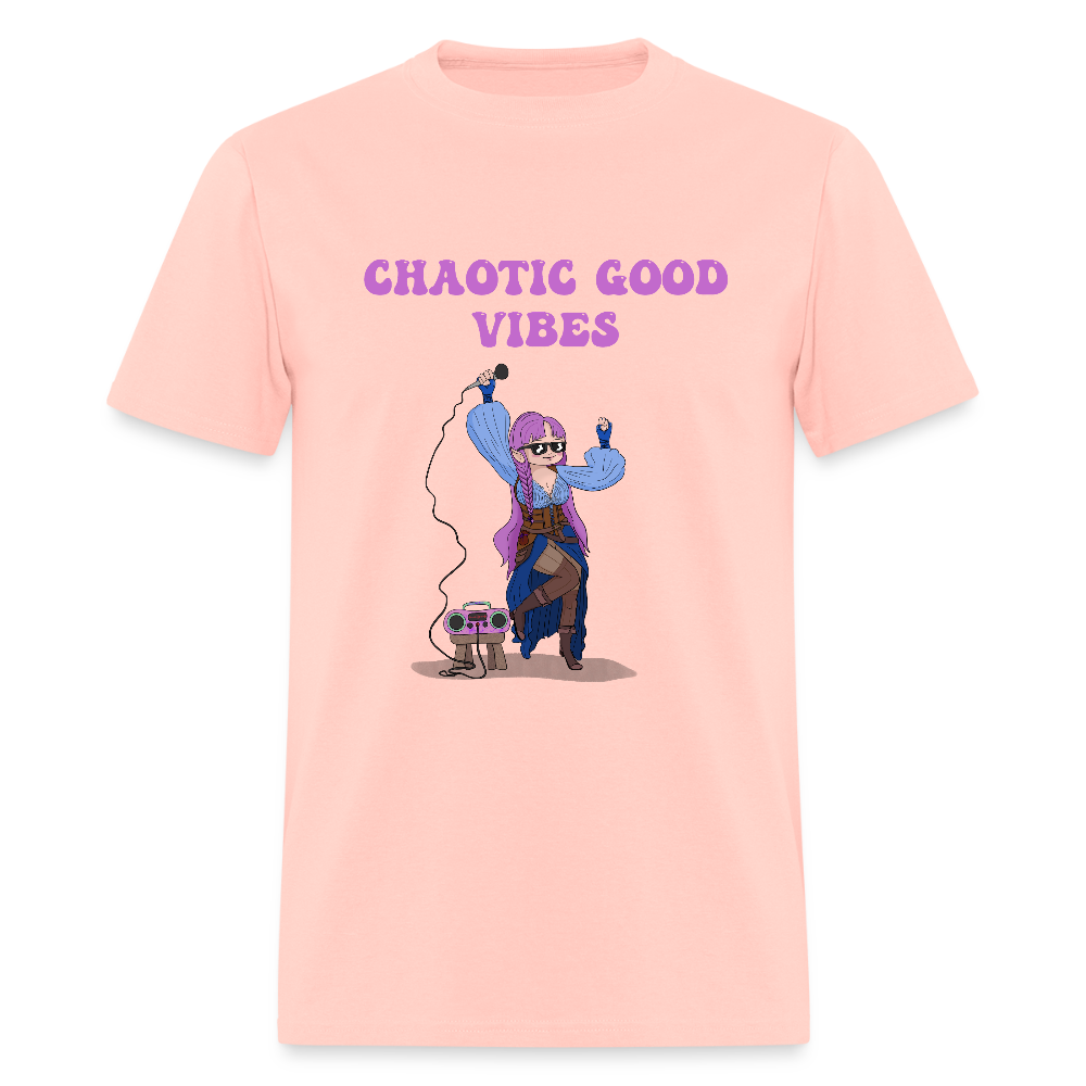 Chaotic Good Vibes Classic T-Shirt - blush pink