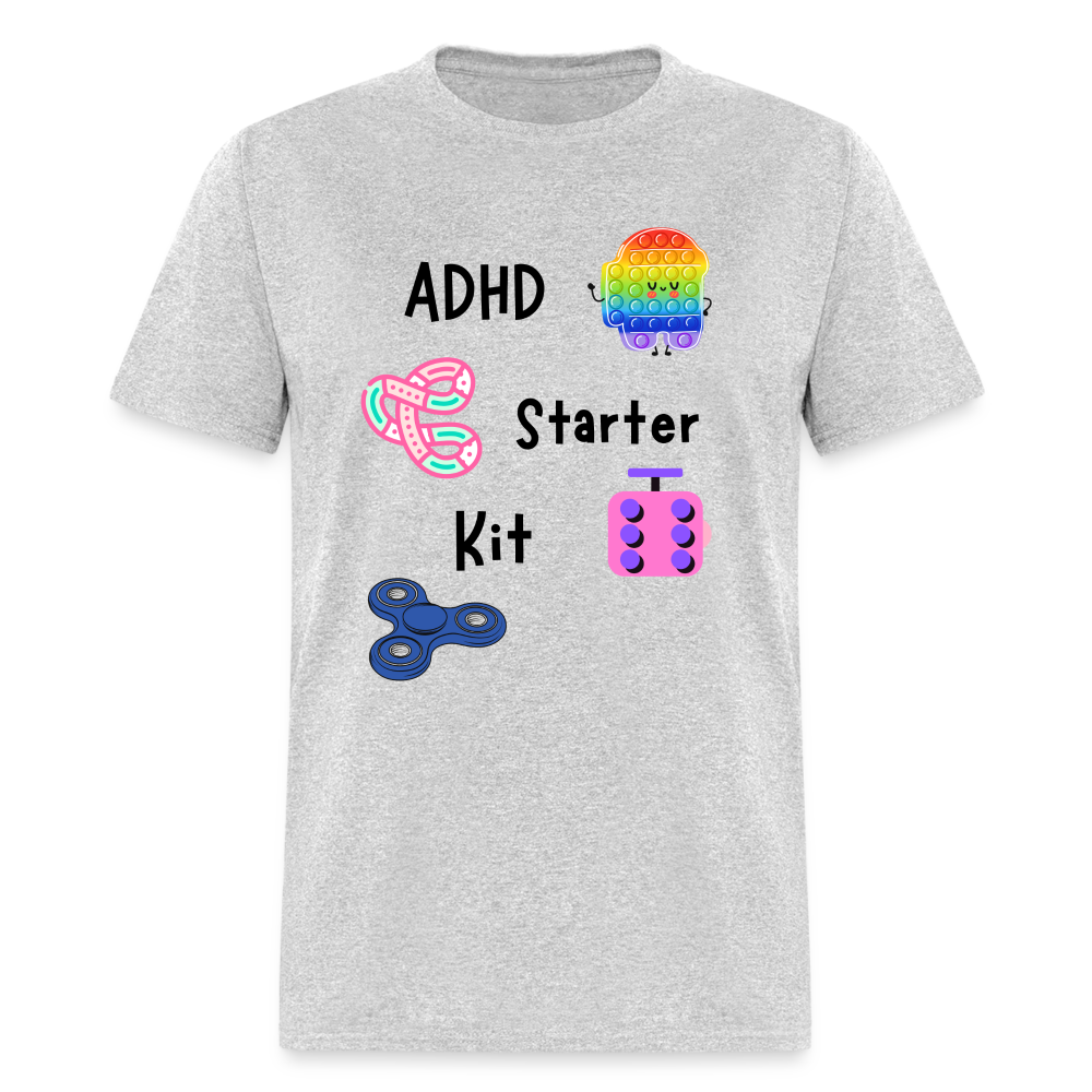 ADHD Unisex Classic T-Shirt - heather gray