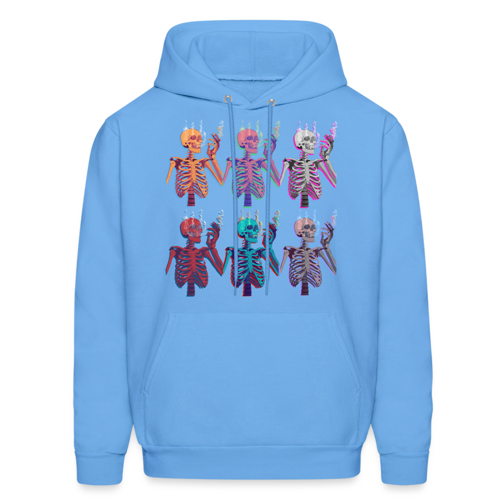 Skellies Unisex Hoodie - carolina blue