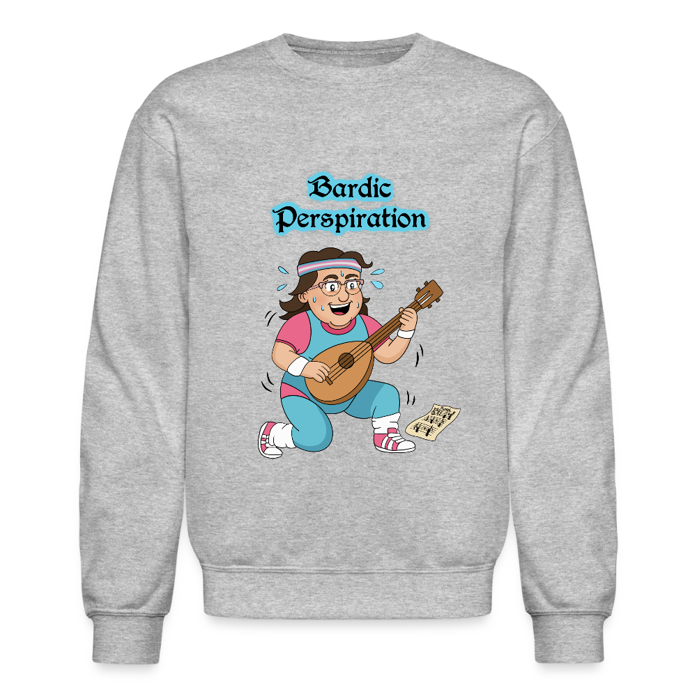 Bardic Perspiration Crewneck Sweatshirt - heather gray