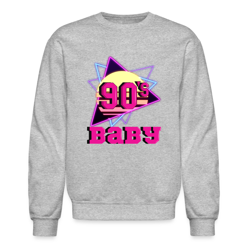 90s Baby Unisex Crewneck Sweatshirt - heather gray