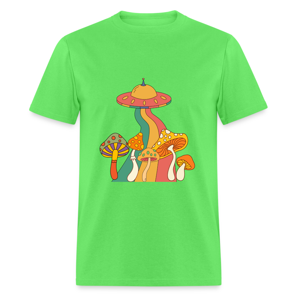 Space Mushies Unisex Classic T-Shirt - kiwi