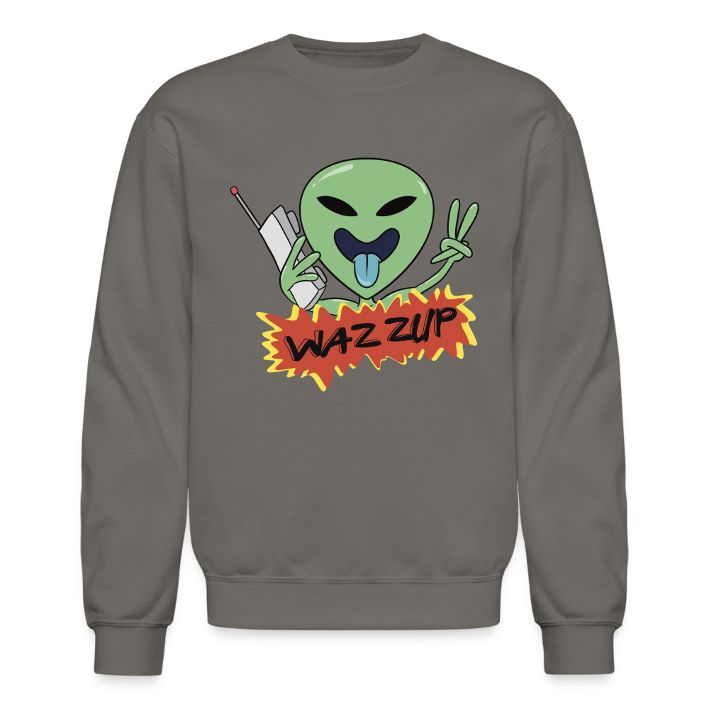 WAZZUP Unisex Crewneck Sweatshirt - asphalt gray