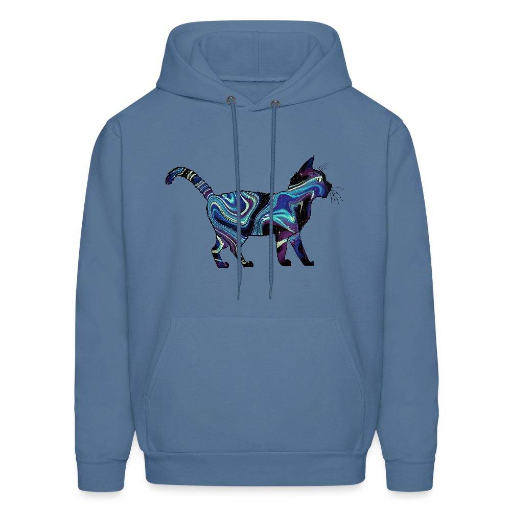 Cosmic Cat Hoodie - denim blue