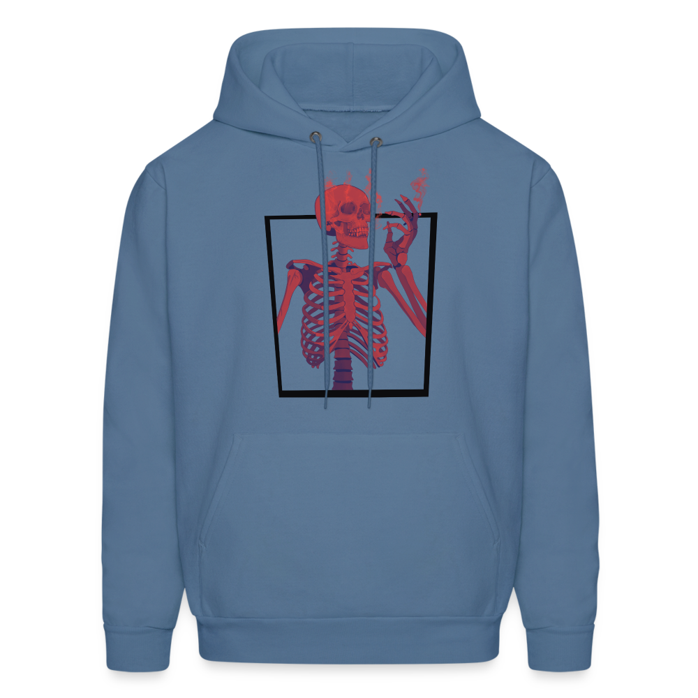 Stoned to Death Hoodie - denim blue
