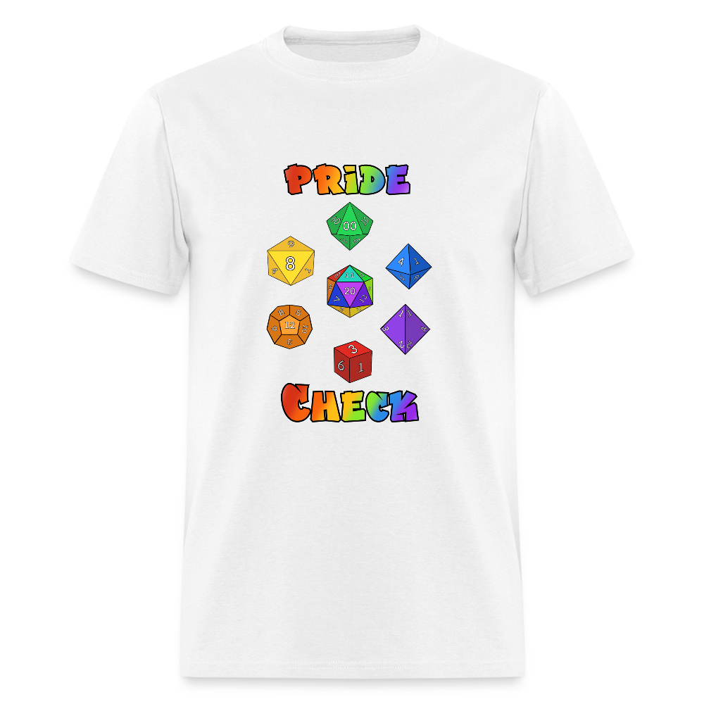 Pride Check Classic T-Shirt - white