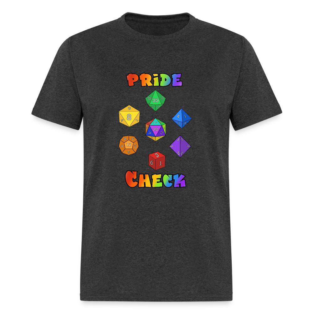 Pride Check Classic T-Shirt - heather black