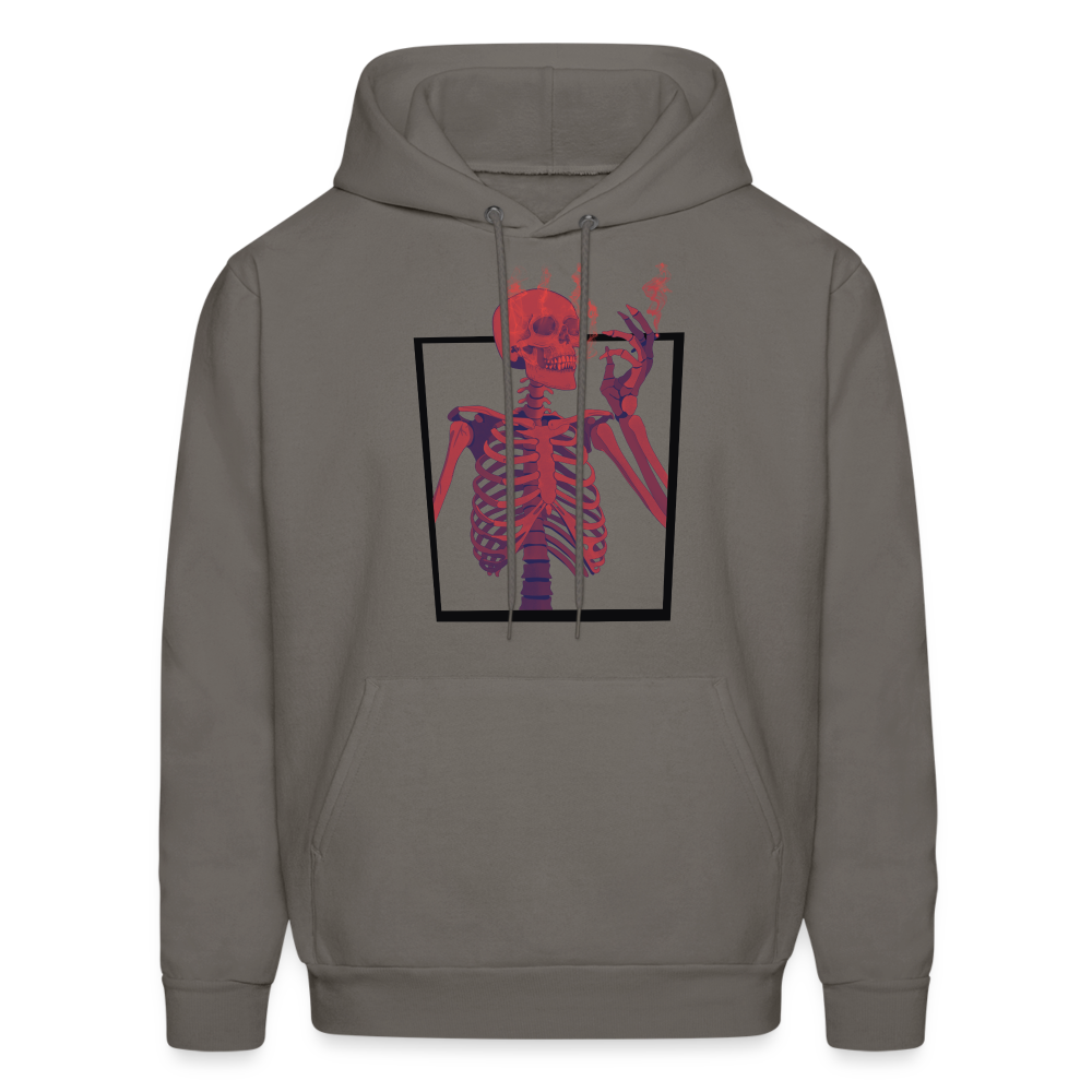 Stoned to Death Hoodie - asphalt gray