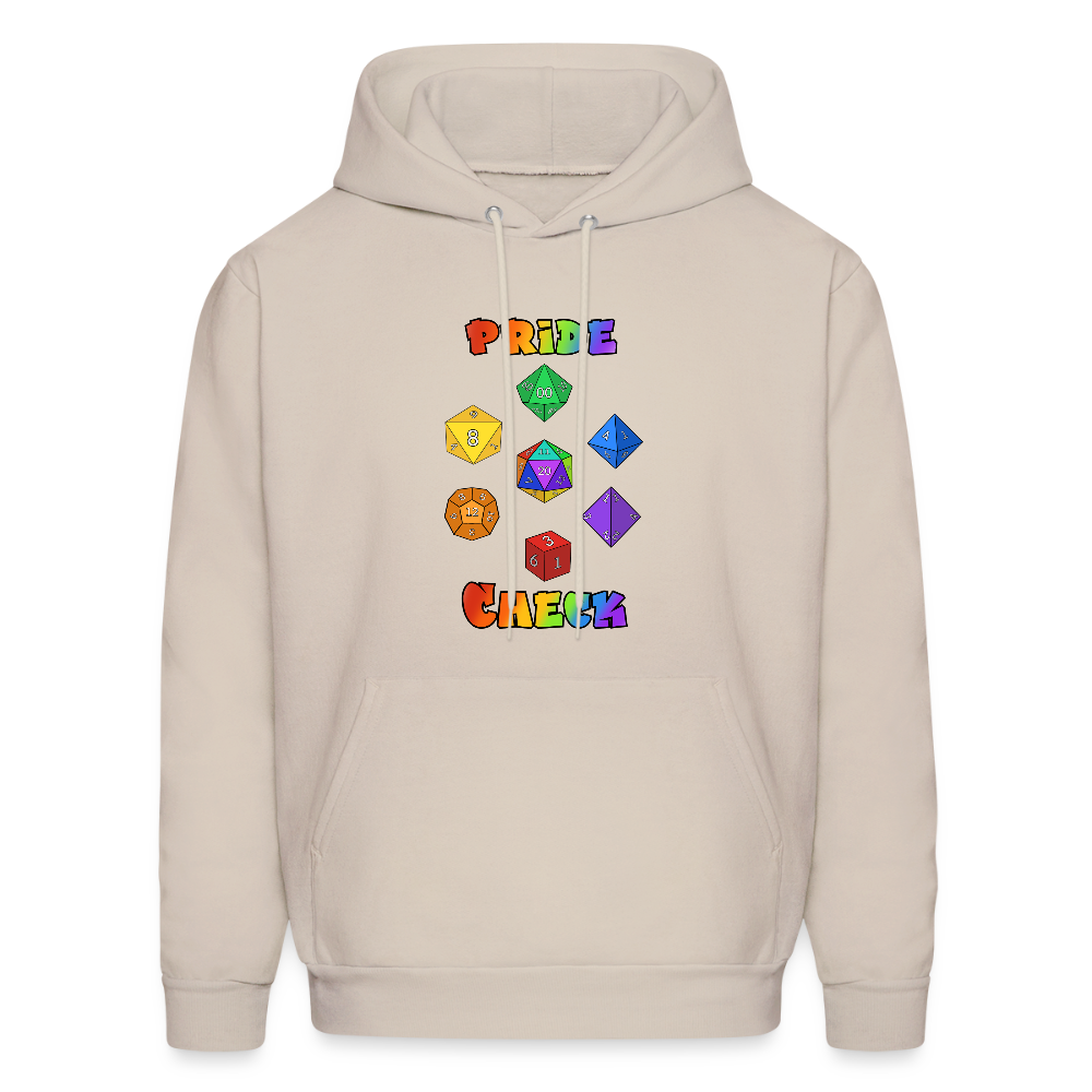 Pride Check Hoodie - Sand