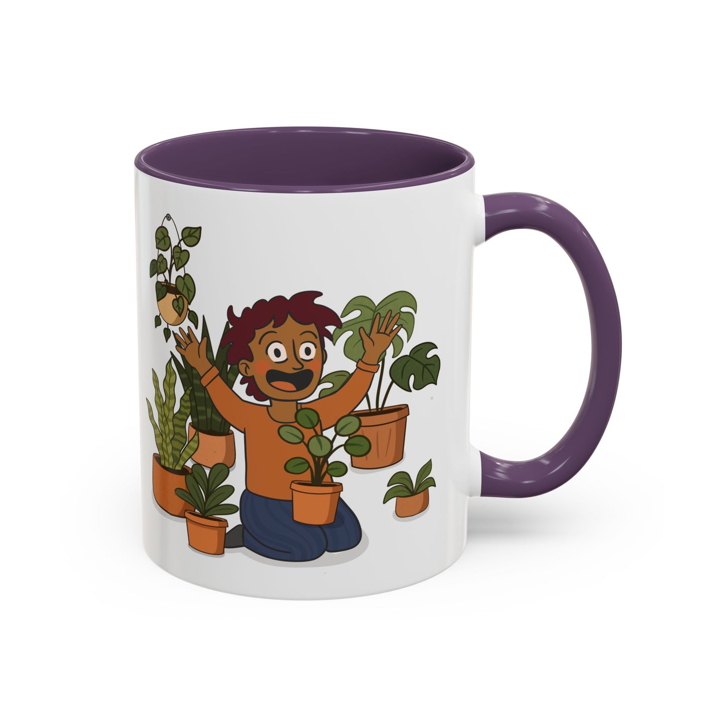 Crazy Plant Person Coffee Mug
