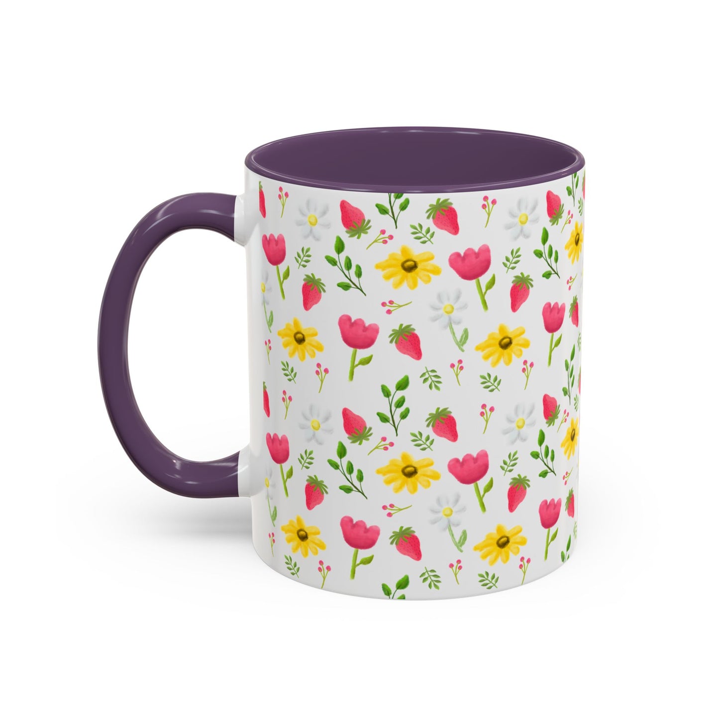 Berry Floral Coffee Mug