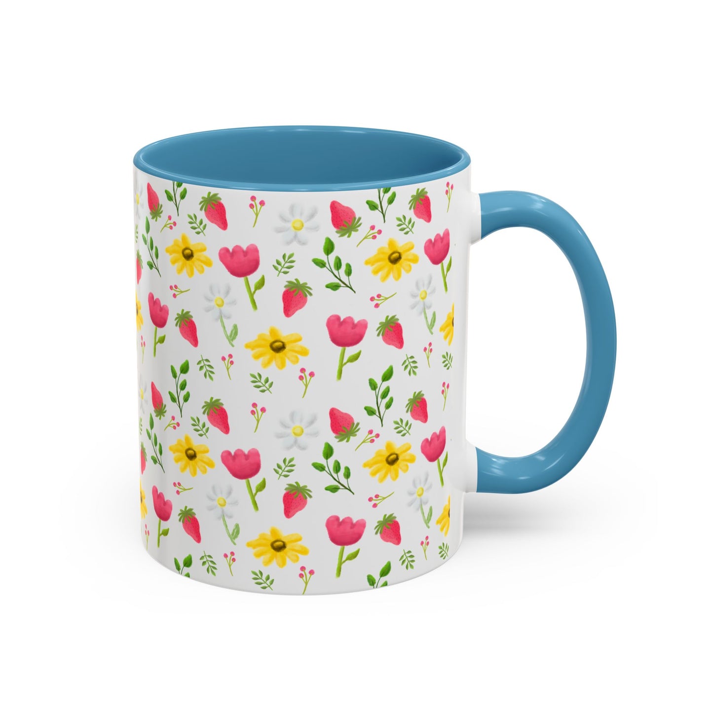 Berry Floral Coffee Mug